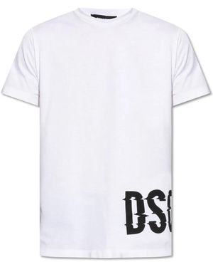 DSquared² Cool Fit Dsq2 Logo T-Shirt - White
