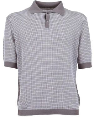 Ballantyne Bicolor Polo Shirt - Gray