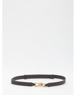 Bottega Veneta Lets Go Belt - White