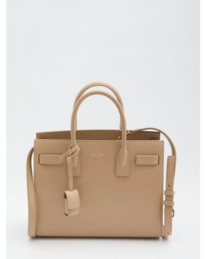 Saint Laurent Sac De Jour Baby Bag - Natural