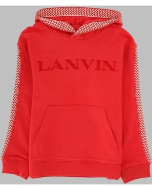 Lanvin Felpa Con Cappuccio - Red