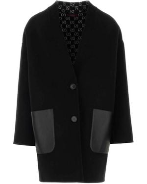 Gucci Wool Blend Reversible Coat - Black