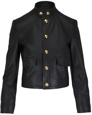 Nili Lotan Hadley Jacket Made Of Leather - Black