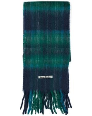 Acne Studios Mohair Scarf - Green