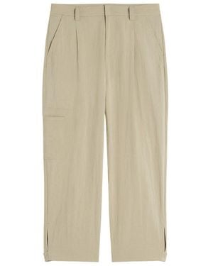 Maison Kitsuné Pleated Cargo Pants - Natural