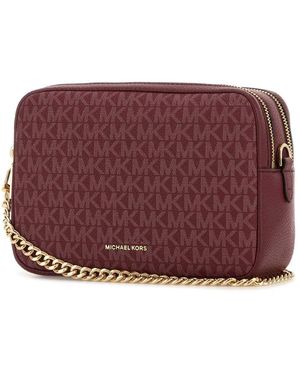 MICHAEL Michael Kors Tyrian Canvas Medium Bryant Shoulder Bag - Purple