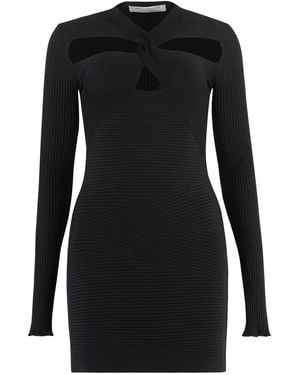Philosophy Di Lorenzo Serafini Cut-Out Detail Jumper Dress - Black