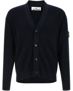Stone Island '5100009' Cardigan - Blue