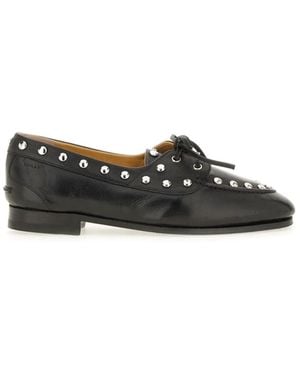 Bally Moccasin Plume - Black