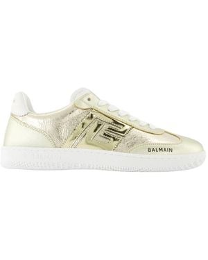 Balmain Swan Sneakers - Metallic