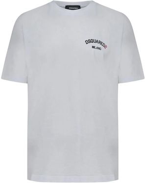 DSquared² Regular Fit Tee - White