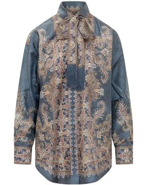 Zimmermann Camicia Valiant - Blue