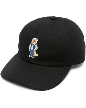 Maison Kitsuné Maison Kitsuné "Dressed Fox" Cap - Black