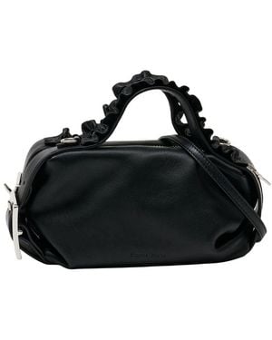 Simone Rocha Mini Biker Frill Belt Bag - Black