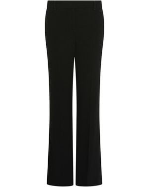 Marella Mini-Flare Crêpe Envers Satin Pants - Black