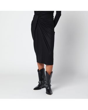 Isabel Marant Isabel Marant Etoile Jeldia Jersey Midi Skirt - Black