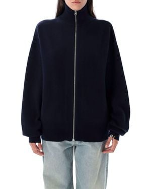 Extreme Cashmere N°319 Xtra Out Zip Cardigan - Blue