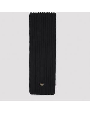 Prada Wool Scarf - Black