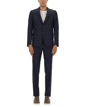 ZEGNA One Hundred And Twenty Thousand Wool Dress - Blue