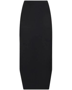 Givenchy Front Kick Skirt - Black