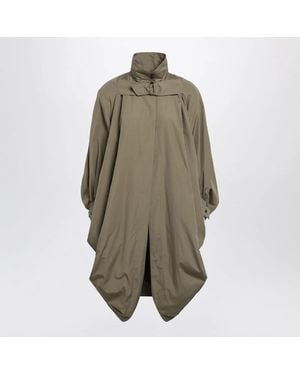 Chloé Oversized Cape Coat - Green