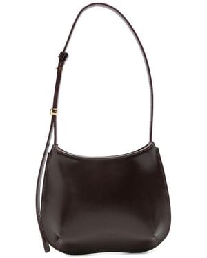 Jacquemus Adjustable-Strap Leather Shoulder Bag - White