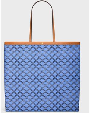 Celine Large Flat Shopper Bag - Blue