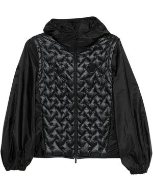 Moncler Polyester Mirage Jacket Outerwear - Black