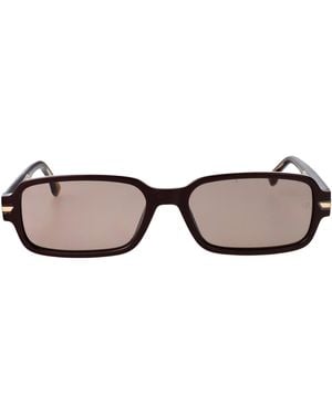 Victoria Beckham Clear Acetate Sunglasses - Brown