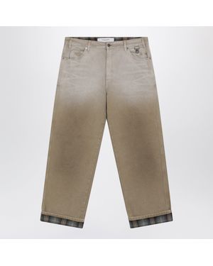 Golden Goose Dégradéeffect Cotton Painter Trousers - Grey