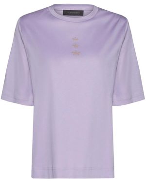 Elena Miro T-Shirt Girocollo - Purple