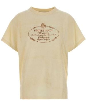 Prada Crema Cotton T-Shirt - White