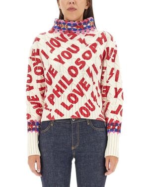 Philosophy Di Lorenzo Serafini I Love You Philosophy Jersey - Red