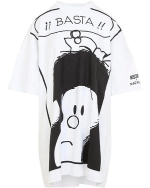 Moschino Mafalda Dress T-Shirt - White