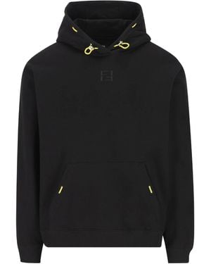 Fendi Cotton Hooded Sweatshirt - Black