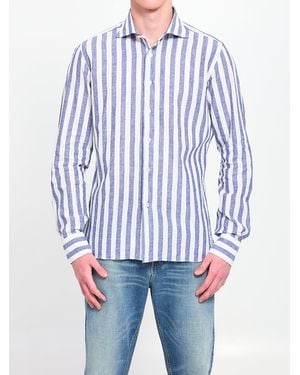 Borriello Striped Marechiaro Shirt - Blue