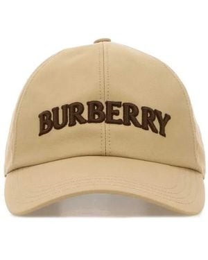 Burberry A:Mh Bby Logo Cap:162862:B8626 - Natural