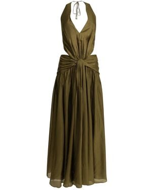 Zimmermann "Indra" Long Dress - Green