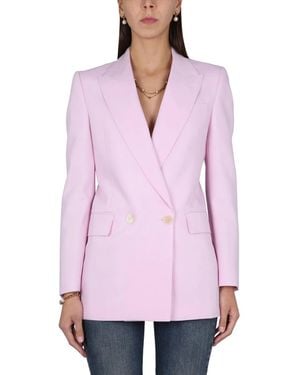 McQueen Double-Breasted Jacket - Pink