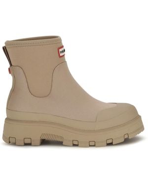 HUNTER Chelsea Booties - White