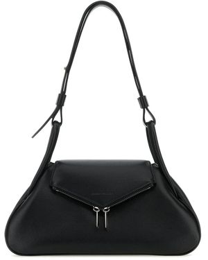 AMINA MUADDI Gemini Small Nappa Ha - Black