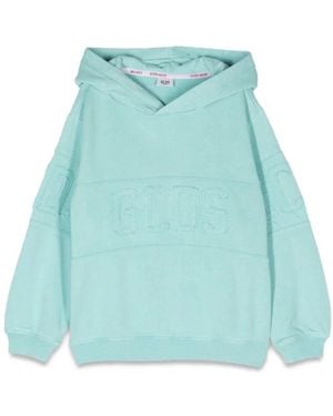 Gcds Logo Hoodie - Blue