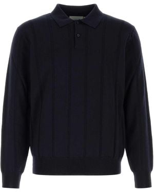 Canali Polo Half Zip - Blue
