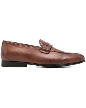 Sturlini Leather Penny Loafers - Brown