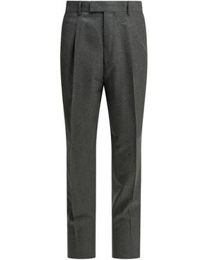 ZEGNA Tailored Wool Trousers - Grey