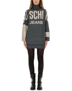 Moschino Inlaid Dress - Grey