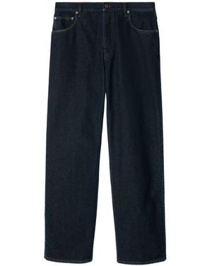 Burberry Straight Leg Jeans - Blue