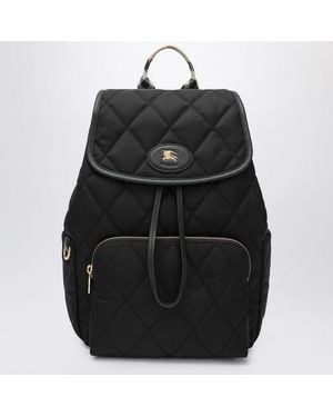 Burberry Horseshoe Backpack - Black