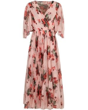 Philosophy Di Lorenzo Serafini Floral Long Dress - Red