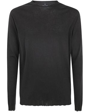 MD75 Classic Round Neck Pullover - Black